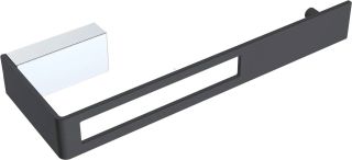 Полотенцедержатель Boheme Q чёрный/хром 10945-CR-B